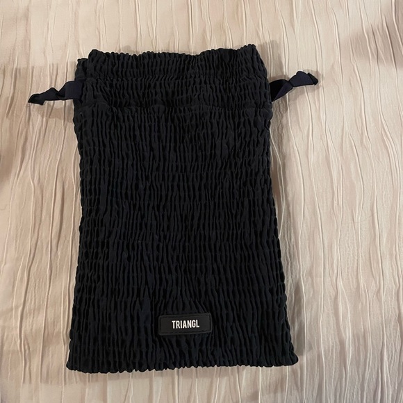 Dark navy triangl bikini - Picture 3 of 4